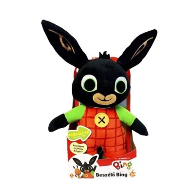 Bing nyuszi magyarul beszélő plüssfigura 30 cm