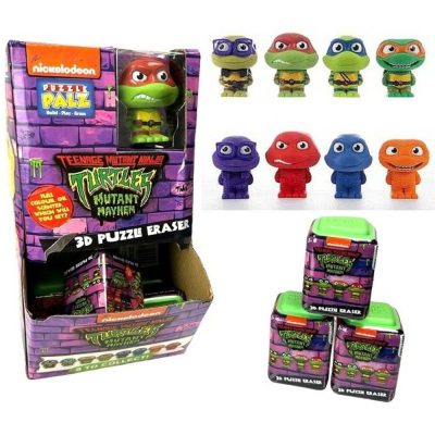 Teenage Mutant Ninja Turtles 3D illatos puzzle radír - 4,5×6 cm