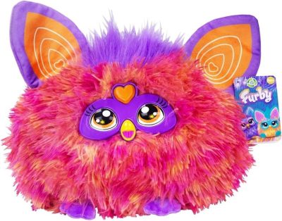 Furby plüssfigura - lila-zöld - 25 cm