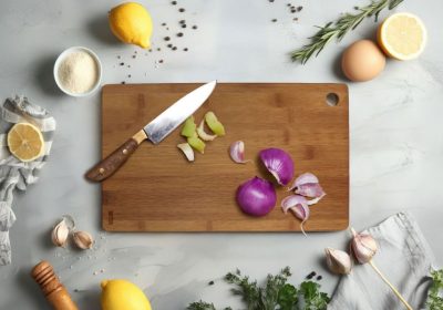 Bamboo dark vágódeszka 45x27x1,7 cm - Quttin