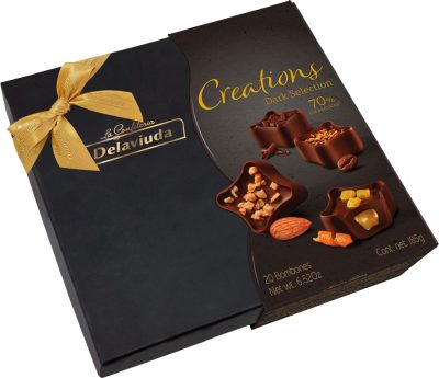 Delaviuda Creations Étcsokoládés Praliné Válogatás Csészécskék 185g