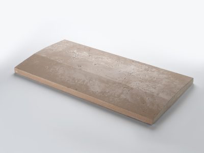 Kerítésfedlap, travertin, kő hatás 100*3cm (20,25,30,35,40cm széles)