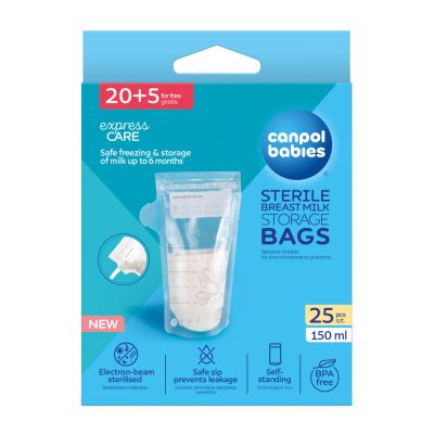Canpol babies Tejtároló zacskó 25db 150ml