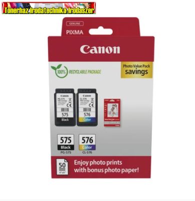 Canon PG-575+CL-576 DUOPACK eredeti tintapatronok (cl576,cl 576,PG575,PG 575)