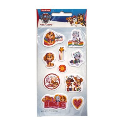 Mancs őrjárat matrica szett - pufi anyagból