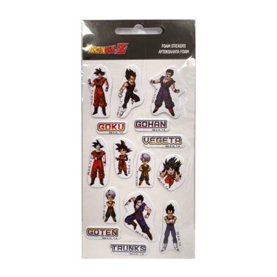 Dragon Ball matrica szett - pufi anyagból