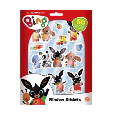Bing nyuszi ablakmatrica szett - 45 db - újra és újra ragaszthatóak