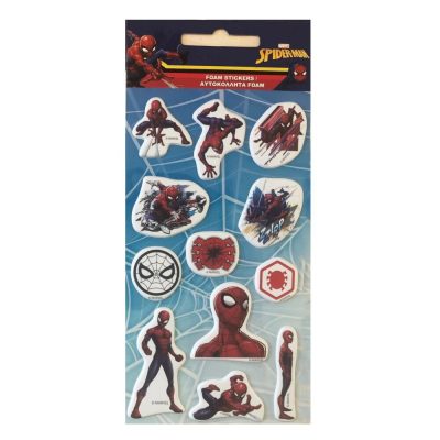 Pókember pufi szivacs matrica szett