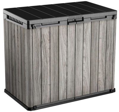 KETER DECO HORIZONTAL STORE IT OUT 1150 L tárolószekrény – Storm Grey (vihar szürke)
