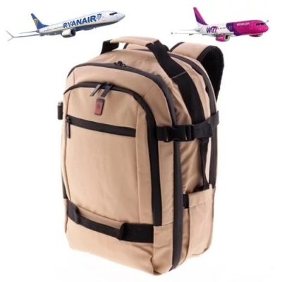 Gladiator bézs WizzAir, Ryanair méretű kabinhátizsák