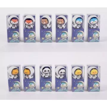 Űrállatka mintás hegyező - többféle