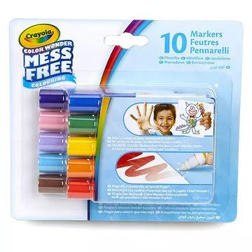 Crayola Color Wonder: maszatmentes filctoll utántöltő 10 darabos