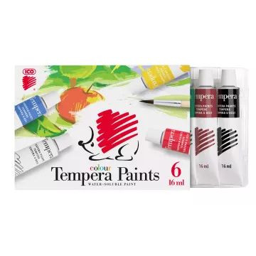 ICO Süni: Tubusos tempera - 6 db-os, 6 x 16 ml