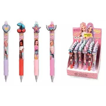 Cresco: Lányos mintás radírozható golyóstoll - többféle