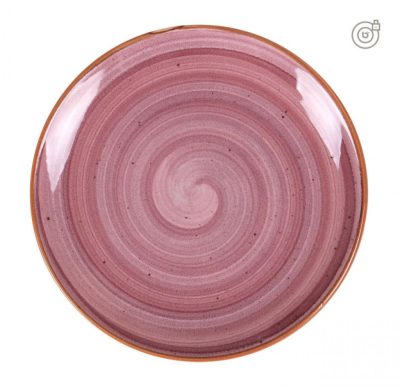 Bonna Purple 17 cm-es porcelán lapostányér, 6 db-os csomag, pattanási garanciával