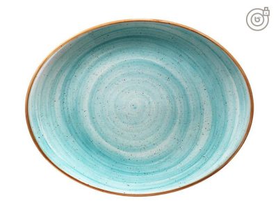 Bonna Aqua Aura ovális sültestál 31x24x2,5 cm-es, 6 db-os csomag, pattanási garanciával