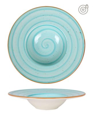 Bonna Aqua Aura Risotto tányér 28x5 cm-es, 6 db-os csomag, pattanási garanciával