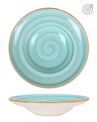 Bonna Aqua Aura Pasta-ás - Tésztás tányér 28x5 cm-es, 6 db-os csomag, pattanási garanciával