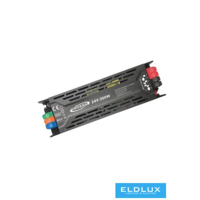 UNIVERSO Dimmelhető fémházas tápegység DC:24V 300w 12.5A IP20 200x61x30.5mm 3év