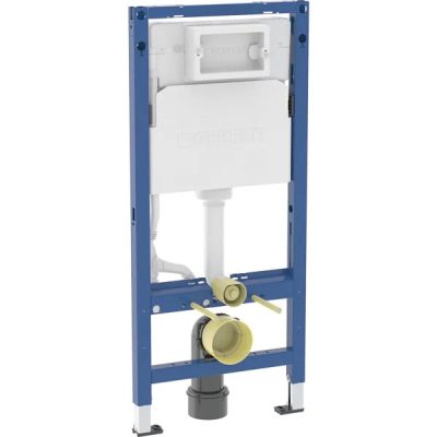 GEBERIT Duofix Basic fali WC szerelőelem Delta 12cm-es WC tartállyal 