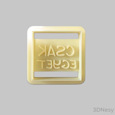 Csak egyet süti kiszúró 6x6