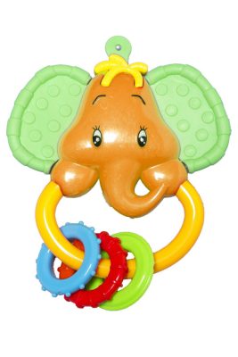 Elefánt csörgő rágókás füllel - fiús