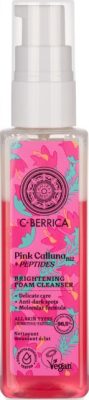 Natura Siberica C-Berrica Pink Calluna Ragyogásfokozó arctisztító hab B12-vitaminnal és peptidekkel,