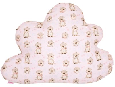 BabyBruin Felhő alakú párna - rózsaszín hódos
