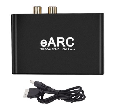 eARC HDMI Audio Extractor eARC hang kinyerő átalakító RCA + SPDIF + HDMI Audio