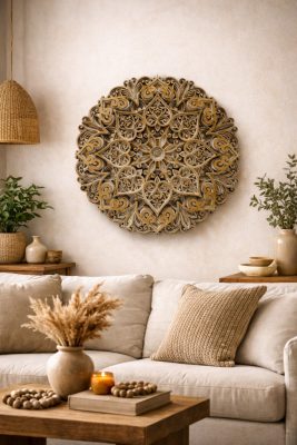 3D Mandala - Szívvirág 