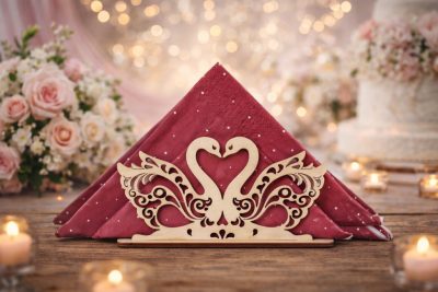 Hattyú Alakú Szalvétatartó