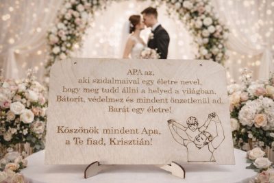 Esküvői Szülőköszöntő Ajándék(Apáknak Fiútól)