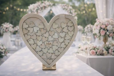 Vendégkönyv (Szív alakú)