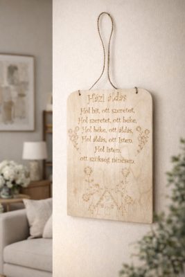 Házi Áldás Tábla