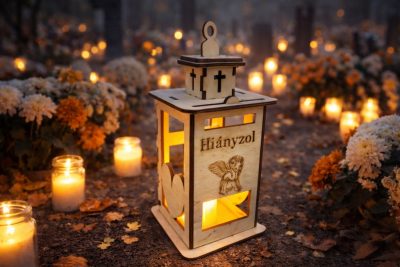 Mindenszentek Mécsestartó