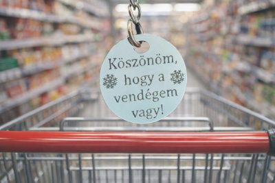 Egyedi bevásárlókocsi érme