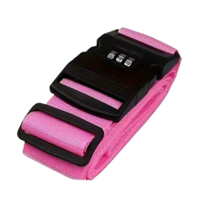 Pink számzáras biztonsági bőröndpánt