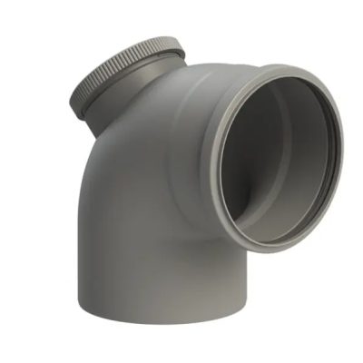 TRICOX PET90 egyfalú ellenőrző könyök idom PPs 160 mm