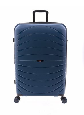 Gladiator Kick-Off kék L feladható 20-23kg bővíthető bőrönd