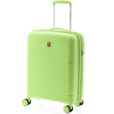 Gladiator Bionic lime S Ryanair 55x40x20 bővíthető bőrönd, kabinbőrönd