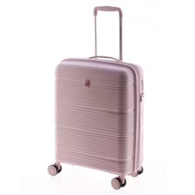 Gladiator Bionic rózsaszín S Ryanair 55x40x20 bővíthető bőrönd, kabinbőrönd