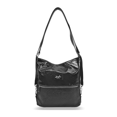 Zellia Női Válltáska-Hátizsákká Alakíthatő Td22016 Fekete - Crystal -