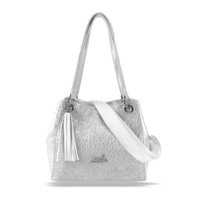Zellia Női Válltáska 24015 Ezüst - Strus -