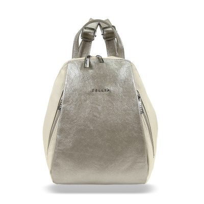 Zellia Női Hátizsák Hz-119 Beige-Arany