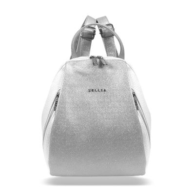 Zellia Női Hátizsák Hz-119 Fehér-Ezüst - K963 -