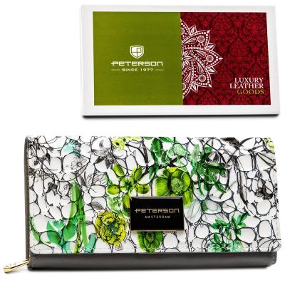 Peterson Női Bőr Pénztárca - Ptn Ph20-Lfl-6929 Green - Zöld