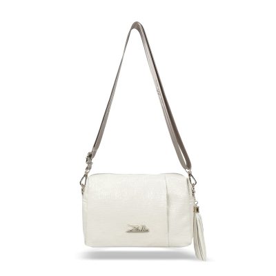 Zellia Női Oldaltáska Zlb210 Világos Beige - Shiny -