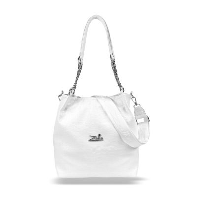 Zellia Női Válltáska 25025 Fehér - Shiny -