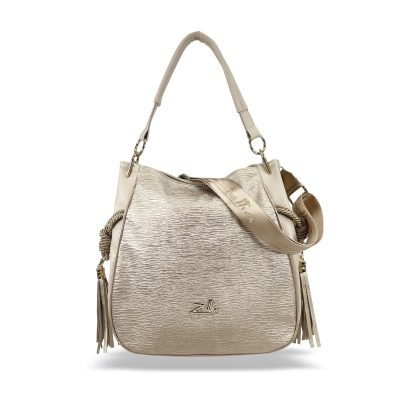 Zellia Női Válltáska 25036 Beige-Arany - Groove -