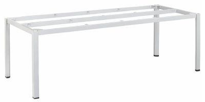 KETTLER CUBIC alumínium asztalváz 220×95 cm – ezüst